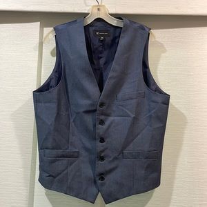 Men’s INC Blue Dress Vest Size M